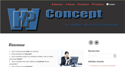 Desktop Screenshot of hpwconcept.com